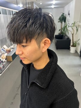 メンズサロン キング 梅田店(Men’s salon K!ng) 波巻きツイストスパイラルパーマ/フェザーパーマ/眉毛/メンズ