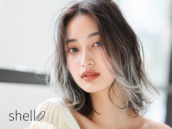 shell国分寺 白髪ぼかし/ハイライト/髪質改善/縮毛矯正/ショート【シェル】