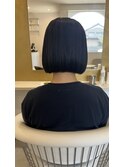 切りっぱなしボブ