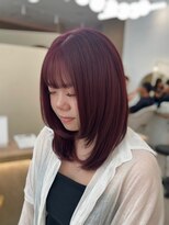 シア 春日部店(SHEER)&nbsp;チェリーレッド×レイヤースタイル