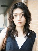 【macana指名】レイヤーパーマニュアンスウルフ登戸生田