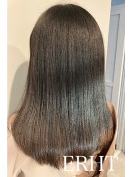 エルト 大通店(ERHT) ブリーチなし/透明感カラー×セミロング【札幌/大通/ERHT】