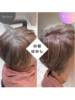 アッシュ 中山店(Ash)&nbsp;【家郷担当限定】カット＋白髪ぼかしカラー＋シャンプー