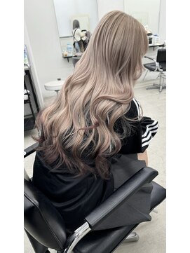 リノート バイ エゴル 太田川(Linoet by ENGOL) 坂野貴哉ミルクティーカラー/グレージュ/ハイトーンカラー