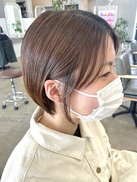 シェル 津山の手店(shel) 20代30代40代丸みショート小顔ヘア