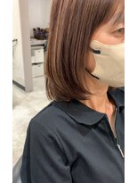 ドクターズサロン レラパール&nbsp;ナチュラルストレートボブ/艶感ブラウン/柔らか質感ショートボブ