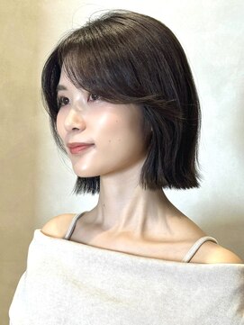 ロンドリメゾン 原宿(Lond re Maison.) オリーブグレー/韓国風巻き/レイヤーカット/マロンベージュ/原宿