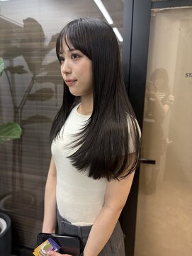 ヌープヘアーアイス(NUUP.hair ici) 冬のお呼ばれロング◎ゆるふわ巻き髪×透明感グレージュ