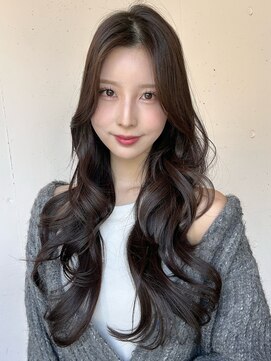 エインアンリー 明治神宮前(AIN.ANLY.) ゆる巻きモテ髪色気レイヤーカット暗めカラー