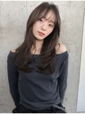 抜け感レイヤーブラウン