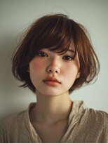 ロディーナ 大口 新子安(rodina)&nbsp;ピンクベージュ/アンブレラカラー/クールショート/前髪/大口子安