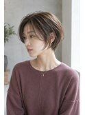 20代30代/髪質改善/前髪長めショート/ひし形