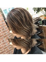 リズ オブ ヘアー(Lis of hair) レイヤーボブ☆ハイトーンベージュ【大橋】@lis_oohashi