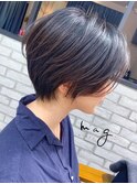 【mag  ginza】絶壁解消！丸みショートボブ×ハイライトカラー