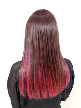 クオリス 赤塚店(QUALIS) 20代30代40代大人かわいいロングレイヤー★インナーカラー