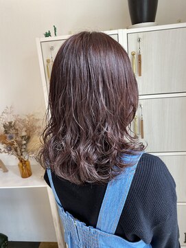 ヘアデザイン ノア(Noa) ゆるふわパーマと春っぽカラー