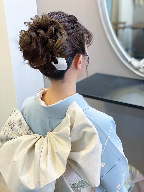 お団子風　ヘアセット