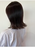 切りっぱなしミディアム/ラベンダーカラー
