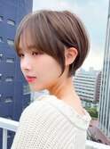 似合わせカット　横顔美人　くせ毛ショート　大場猛