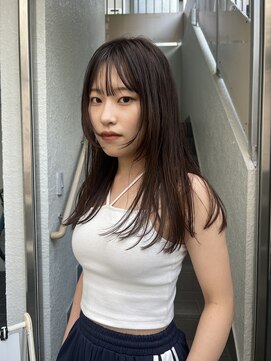 ローレンジウ(LOREN JU) 透明感髪質改善ベージュダブルカラーミルクティーグレージュ