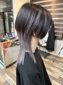 ラフメイカー(LOUGHMAKER.) ウルフ時々ラベンダーホワイト