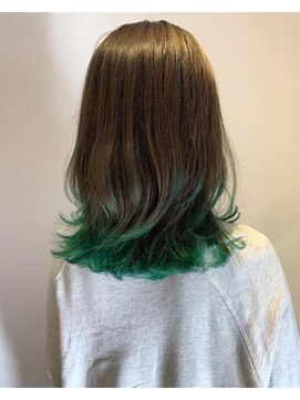 ネオヘアー 曳舟店(NEO Hair) オリーブグレージュ/インナーカラー/裾カラー
