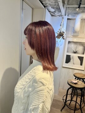ヘアーワークス ヘルム 渋谷店(HAIR WORKS HELM) [HELM渋谷］暖色カラー