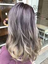 オプティマヘアー(Optima Hair)&nbsp;パープルアッシュ×ベージュグラデーション