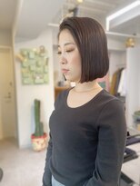 アンドチル 渋谷(AND CHILL)&nbsp;ミニボブ/コンパクトボブ/かきあげバング　渋谷