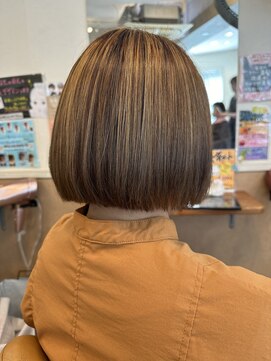 ジェイジェイウィル 一之江店(JJ will) ハイライトミニボブ