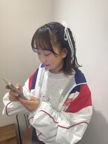 リリアーナ(LILIANA)&nbsp;ダウンセット ハーフツイン ハーフアップ リボンアレンジ 東池袋