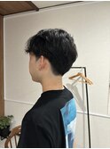 くせ毛風マッシュ