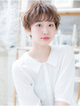 モッズヘア 上尾西口店(mod's hair) アシンメトリー外国人風耳かけオン眉ショートc5上尾20代30代!