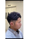 こだわりメンズカット＋リバースパーマ
