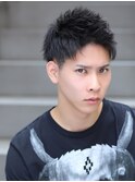 ライトアップバングモヒカン/ツーブロック/刈り上げショート