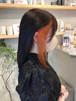 マジコ 下北沢本店(Magico) ブリーチインナーカラーオレンジカラー前髪カットトリートメント