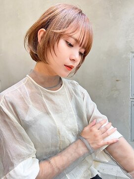 エイミー(Aimee) Aimee 町田 レイヤーボブ×ピンクブラウン