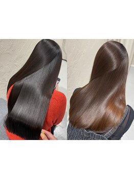 【金山駅南口1分】上質な絹の触り心地へ。広がり＆うねりに☆LyriQ式髪質改善ストレート!カラーも同時OK◎