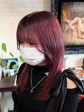 ボアップ 難波店(boappu) #ボルドーカラー#レッドカラー#イルミナカラー