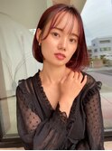 シースルーバングと、ナチュラルに内に収まるボブ☆