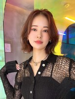 ロンド ストラーダ 心斎橋(Lond strada)&nbsp;レイヤーボブ×ハイトーン[心斎橋/髪質改善]