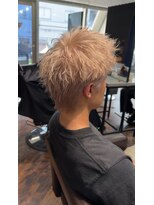 スキル(SKILL) スパイキーショート×ミルクティーブロンド