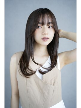 アイティーバイアルバム 松戸店(IT by ALBUM) 前髪カット顔周りレイヤーロング_F20163