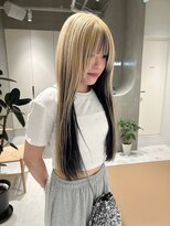 テクネ 天神大名(techne) 天神大名ブリーチダブルカラーハイライトバレイヤージュインナー