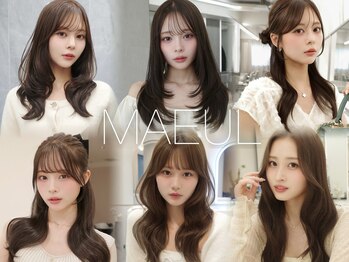 MAEUL栄 韓国/レイヤーカット/前髪顔まわり/髪質改善/透明感カラー