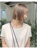 【平日ご新規様限定】カット+ブリーチカラー¥11900#ミルクティーベージュ