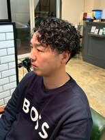アルフレッド 瑞穂店(alfRed)&nbsp;スパイラルパーマ　ツーブロック　刈り上げ
