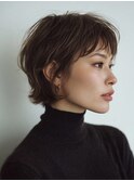 クラゲヘアー/小顔/ココアベージュ/オリーブグレー/水戸米沢