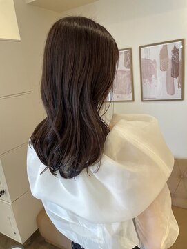 ラヴィズム 長岡店(LUVISM) 韓国/顔周りレイヤー/ダブルカラー/ベージュ/前髪新潟長岡宮関