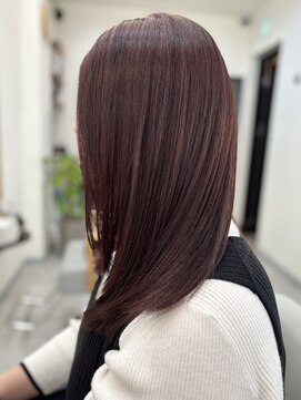 ゼン ネオ(Zen Neo) 【髪質改善】暖色カラー　ボルドーカラー　ワインレッド